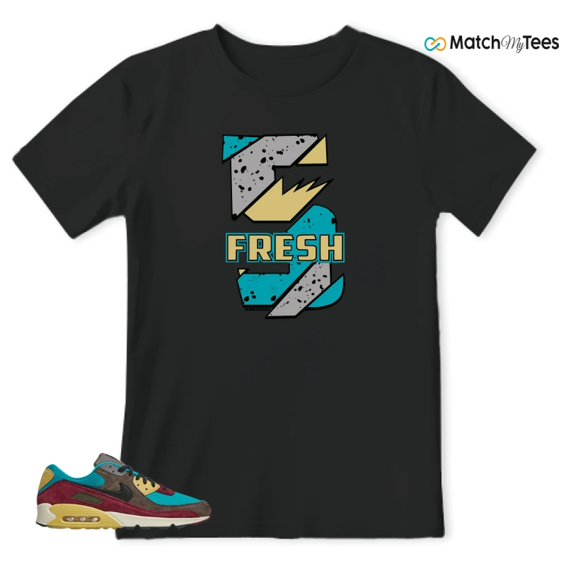 NIKE AIR MAX 90 NRG RIDGEROCK TURBO GREEN SNEAKER Matching Tees t-shirt
