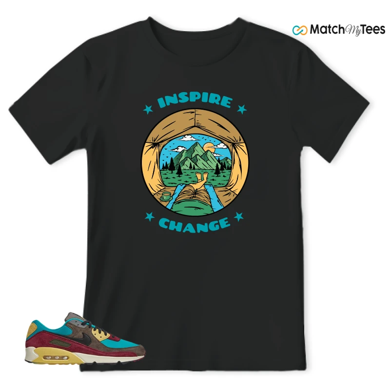 NIKE AIR MAX 90 NRG RIDGEROCK TURBO GREEN SNEAKER Matching Tees t-shirt
