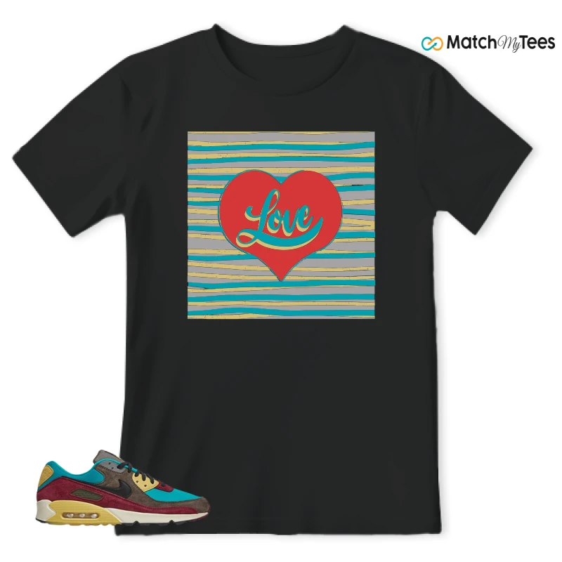 NIKE AIR MAX 90 NRG RIDGEROCK TURBO GREEN SNEAKER Matching Tees t-shirt