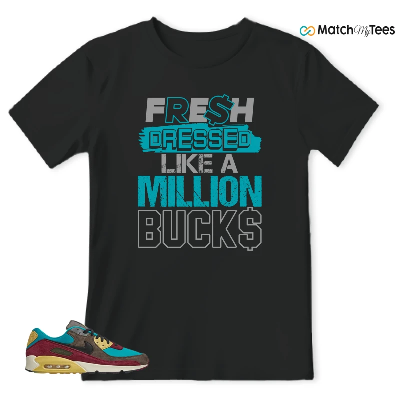 NIKE AIR MAX 90 NRG RIDGEROCK TURBO GREEN SNEAKER Matching Tees t-shirt