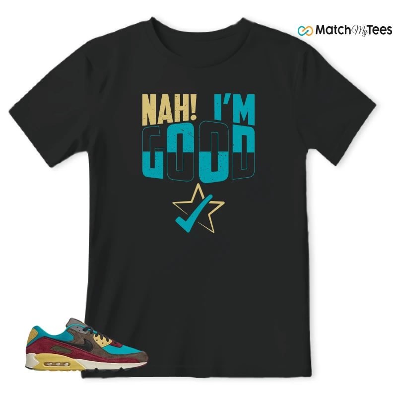 NIKE AIR MAX 90 NRG RIDGEROCK TURBO GREEN SNEAKER Matching Tees t-shirt