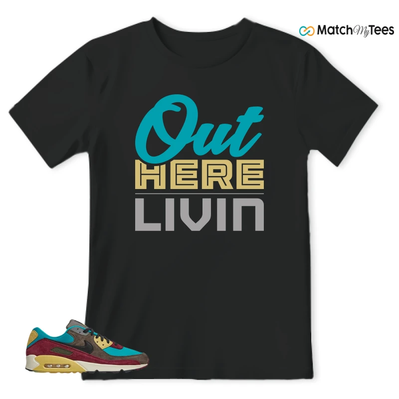NIKE AIR MAX 90 NRG RIDGEROCK TURBO GREEN SNEAKER Matching Tees t-shirt