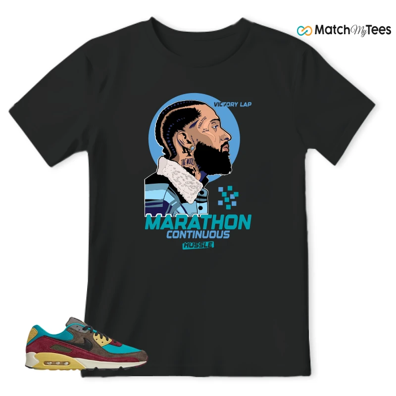 NIKE AIR MAX 90 NRG RIDGEROCK TURBO GREEN SNEAKER Matching Tees t-shirt