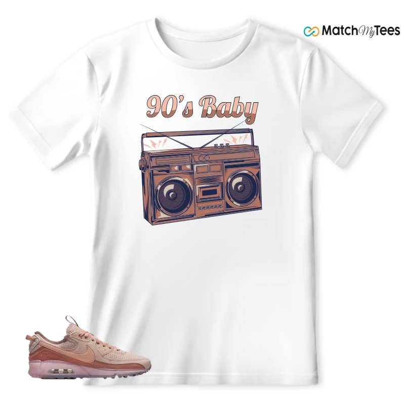 NIKE AIR MAX 90 TERRASCAPE PINK OXFORD (WOMEN'S) SNEAKER Matching Tees t-shirt