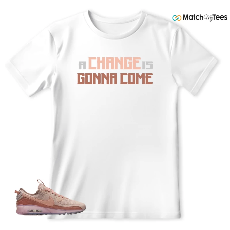 NIKE AIR MAX 90 TERRASCAPE PINK OXFORD (WOMEN'S) SNEAKER Matching Tees t-shirt
