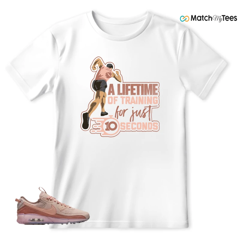 NIKE AIR MAX 90 TERRASCAPE PINK OXFORD (WOMEN'S) SNEAKER Matching Tees t-shirt