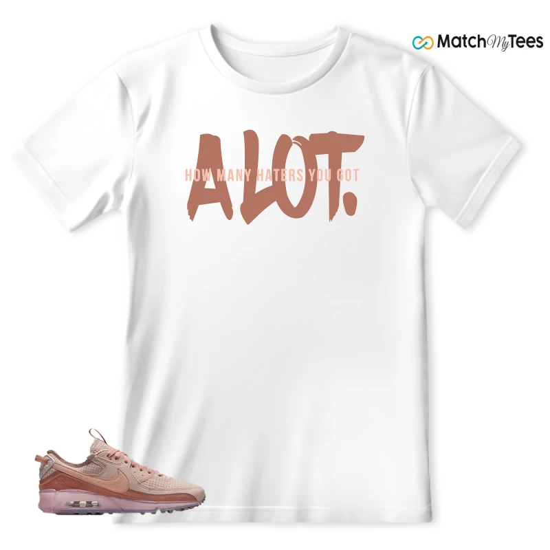 NIKE AIR MAX 90 TERRASCAPE PINK OXFORD (WOMEN'S) SNEAKER Matching Tees t-shirt