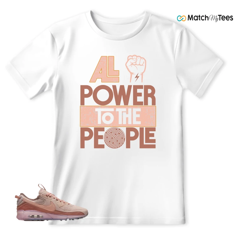 NIKE AIR MAX 90 TERRASCAPE PINK OXFORD (WOMEN'S) SNEAKER Matching Tees t-shirt