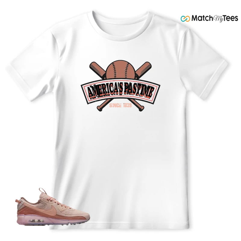 NIKE AIR MAX 90 TERRASCAPE PINK OXFORD (WOMEN'S) SNEAKER Matching Tees t-shirt