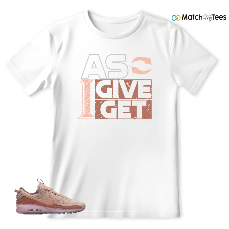 NIKE AIR MAX 90 TERRASCAPE PINK OXFORD (WOMEN'S) SNEAKER Matching Tees t-shirt