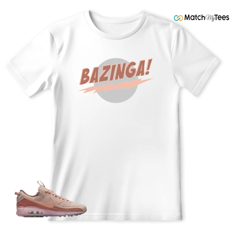 NIKE AIR MAX 90 TERRASCAPE PINK OXFORD (WOMEN'S) SNEAKER Matching Tees t-shirt