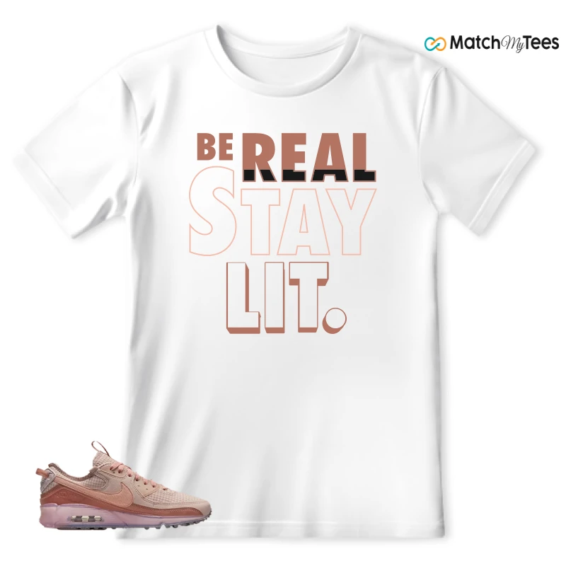 NIKE AIR MAX 90 TERRASCAPE PINK OXFORD (WOMEN'S) SNEAKER Matching Tees t-shirt