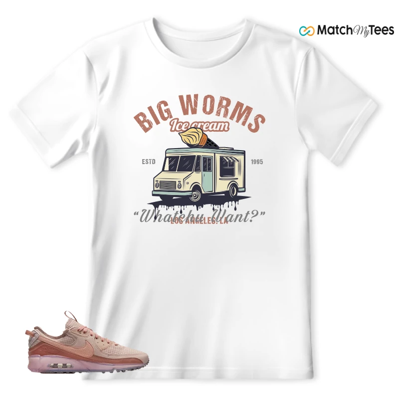 NIKE AIR MAX 90 TERRASCAPE PINK OXFORD (WOMEN'S) SNEAKER Matching Tees t-shirt