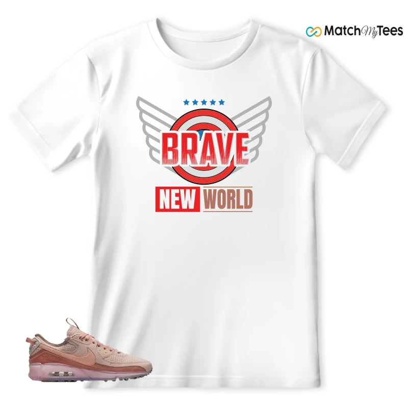 NIKE AIR MAX 90 TERRASCAPE PINK OXFORD (WOMEN'S) SNEAKER Matching Tees t-shirt