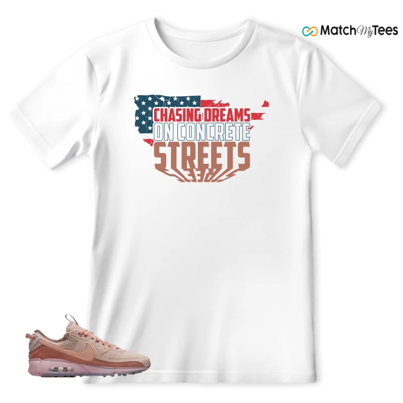 NIKE AIR MAX 90 TERRASCAPE PINK OXFORD (WOMEN'S) SNEAKER Matching Tees t-shirt