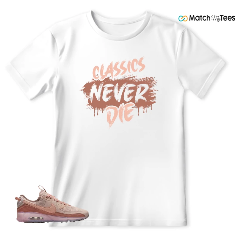 NIKE AIR MAX 90 TERRASCAPE PINK OXFORD (WOMEN'S) SNEAKER Matching Tees t-shirt
