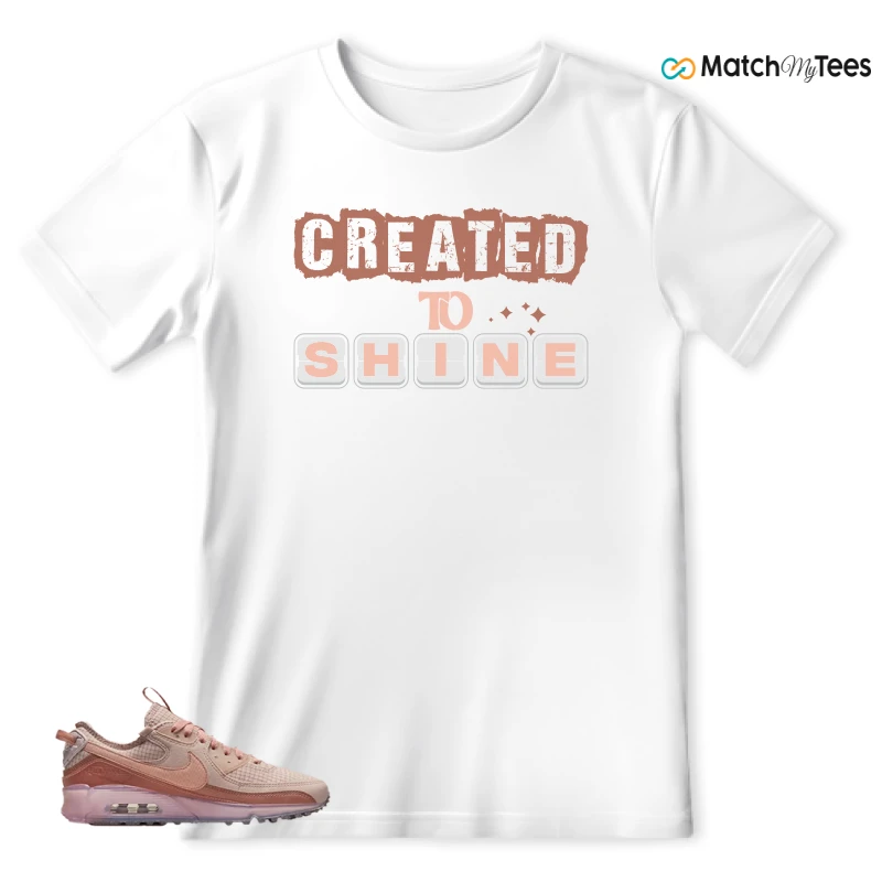 NIKE AIR MAX 90 TERRASCAPE PINK OXFORD (WOMEN'S) SNEAKER Matching Tees t-shirt