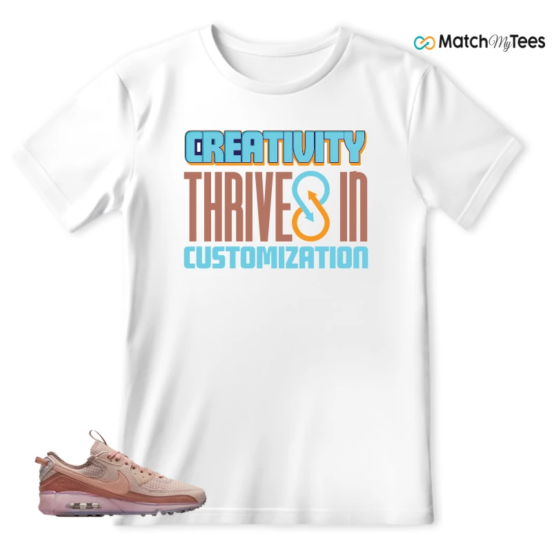 NIKE AIR MAX 90 TERRASCAPE PINK OXFORD (WOMEN'S) SNEAKER Matching Tees t-shirt