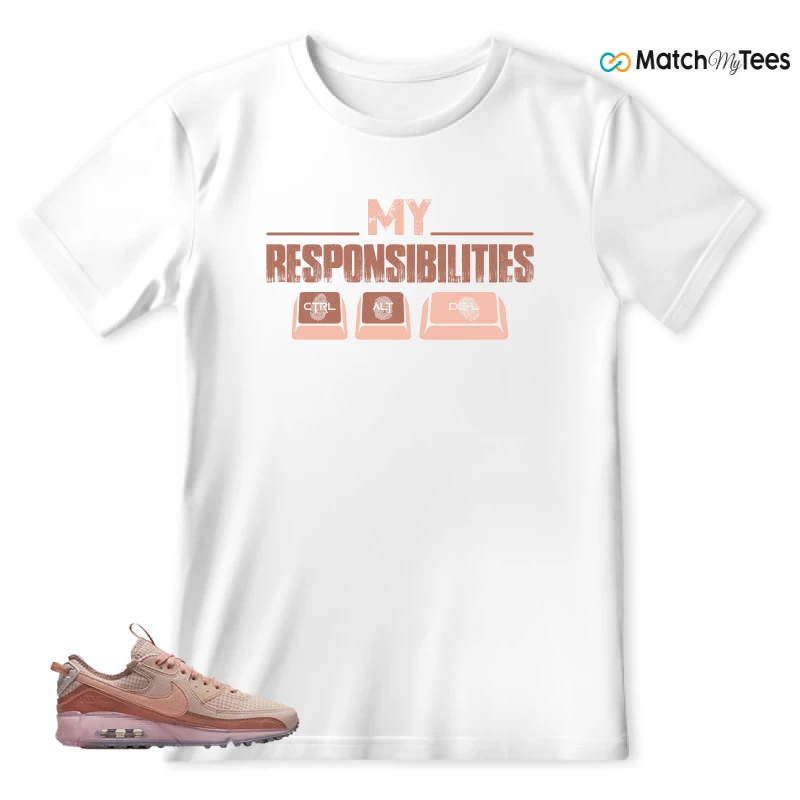 NIKE AIR MAX 90 TERRASCAPE PINK OXFORD (WOMEN'S) SNEAKER Matching Tees t-shirt