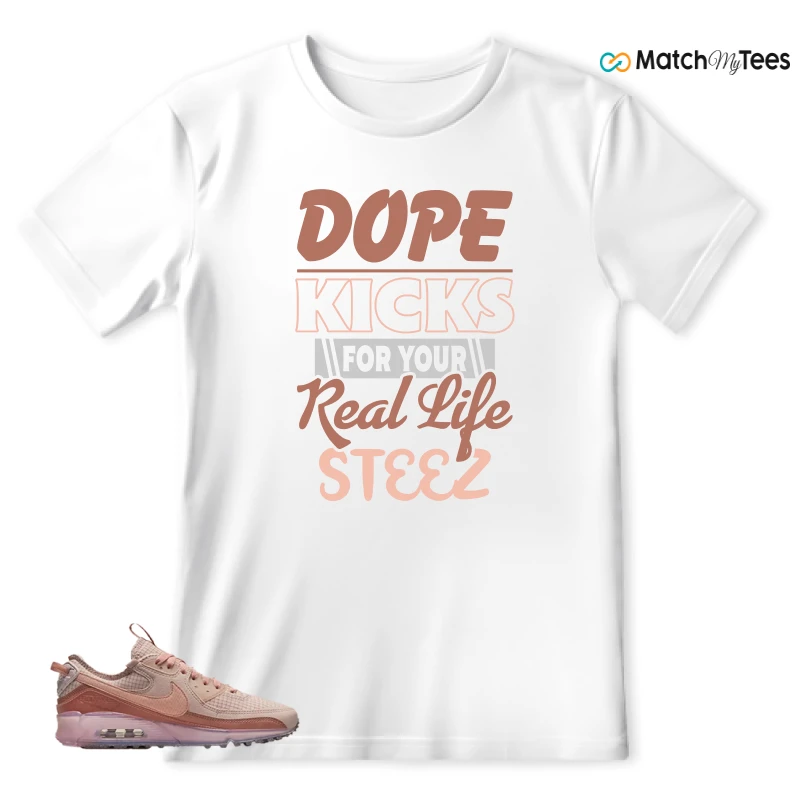 NIKE AIR MAX 90 TERRASCAPE PINK OXFORD (WOMEN'S) SNEAKER Matching Tees t-shirt