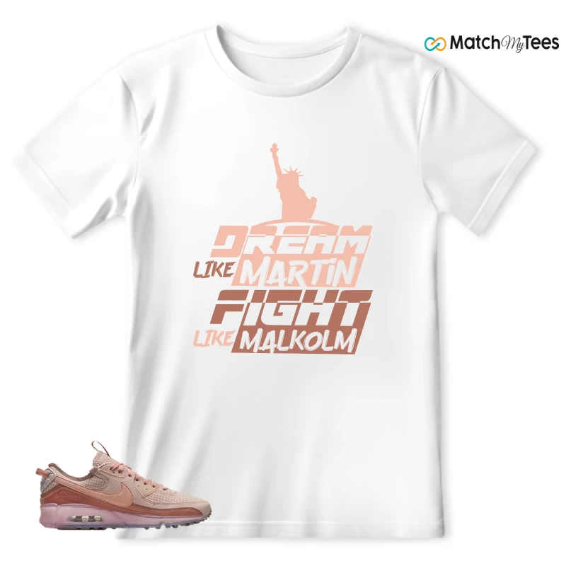 NIKE AIR MAX 90 TERRASCAPE PINK OXFORD (WOMEN'S) SNEAKER Matching Tees t-shirt