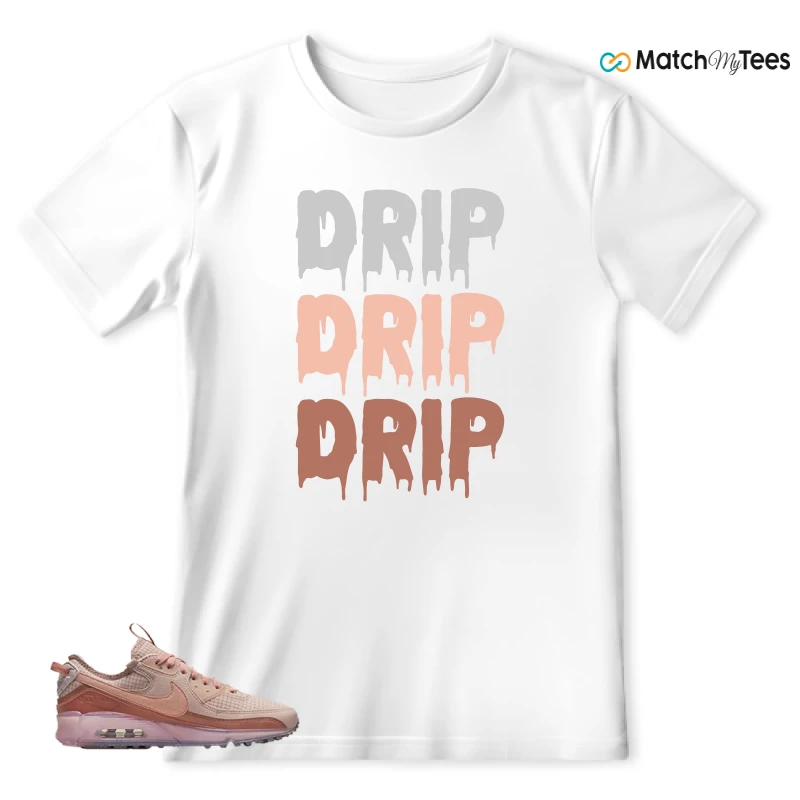 NIKE AIR MAX 90 TERRASCAPE PINK OXFORD (WOMEN'S) SNEAKER Matching Tees t-shirt