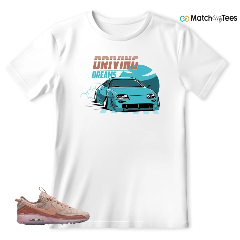 NIKE AIR MAX 90 TERRASCAPE PINK OXFORD (WOMEN'S) SNEAKER Matching Tees t-shirt