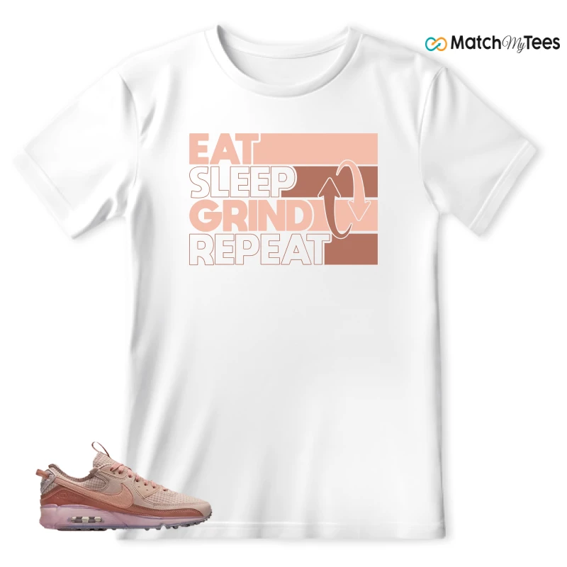 NIKE AIR MAX 90 TERRASCAPE PINK OXFORD (WOMEN'S) SNEAKER Matching Tees t-shirt