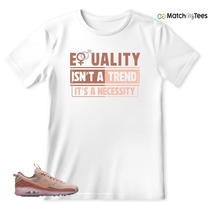 NIKE AIR MAX 90 TERRASCAPE PINK OXFORD (WOMEN'S) SNEAKER Matching Tees t-shirt