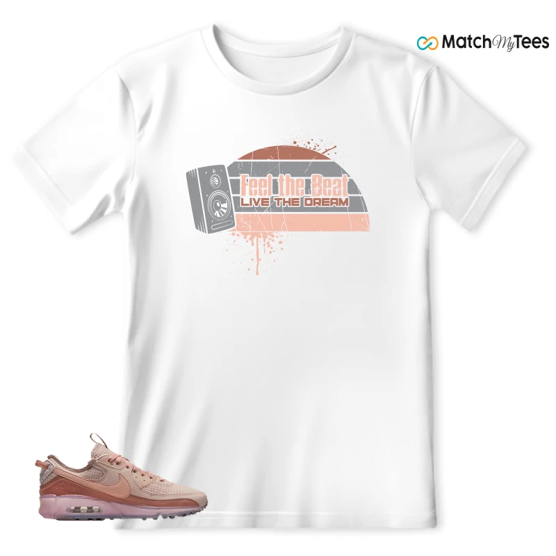NIKE AIR MAX 90 TERRASCAPE PINK OXFORD (WOMEN'S) SNEAKER Matching Tees t-shirt