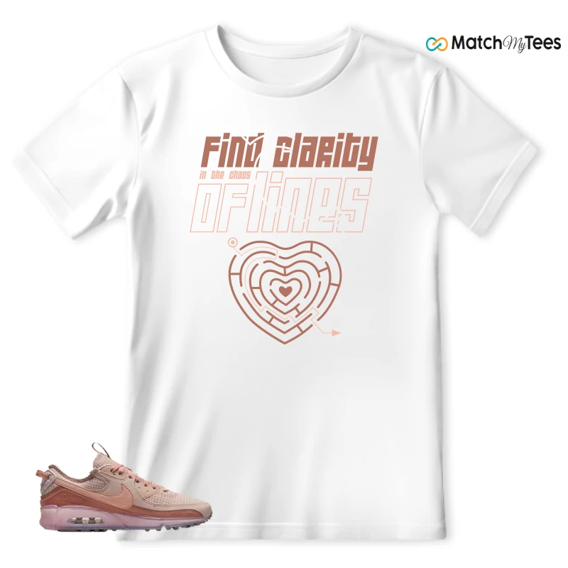 NIKE AIR MAX 90 TERRASCAPE PINK OXFORD (WOMEN'S) SNEAKER Matching Tees t-shirt