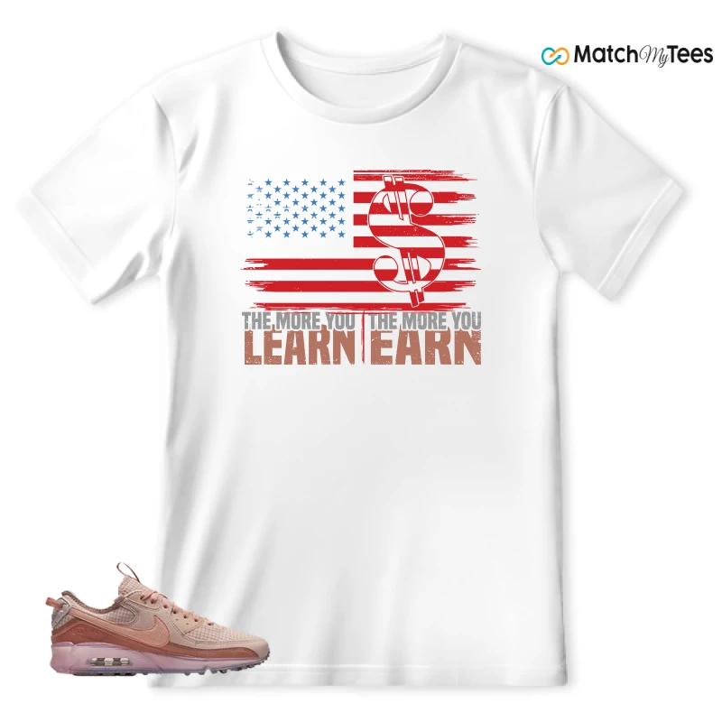 NIKE AIR MAX 90 TERRASCAPE PINK OXFORD (WOMEN'S) SNEAKER Matching Tees t-shirt