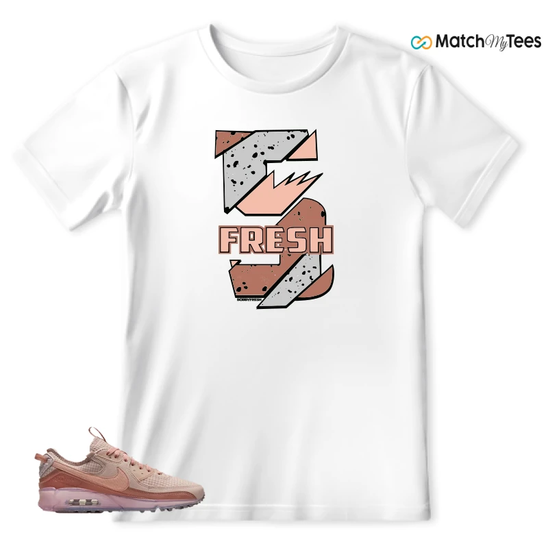 NIKE AIR MAX 90 TERRASCAPE PINK OXFORD (WOMEN'S) SNEAKER Matching Tees t-shirt