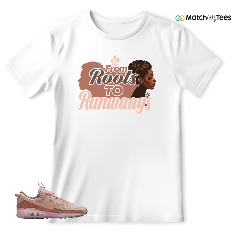 NIKE AIR MAX 90 TERRASCAPE PINK OXFORD (WOMEN'S) SNEAKER Matching Tees t-shirt