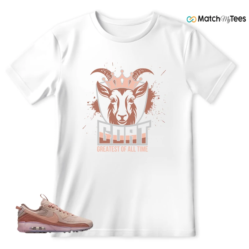 NIKE AIR MAX 90 TERRASCAPE PINK OXFORD (WOMEN'S) SNEAKER Matching Tees t-shirt