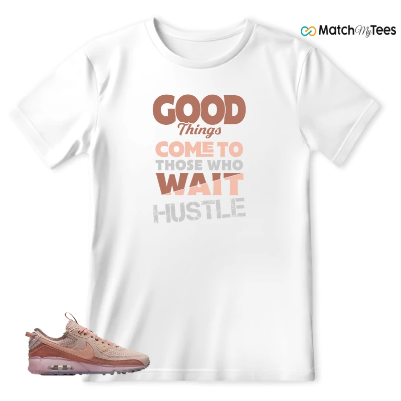NIKE AIR MAX 90 TERRASCAPE PINK OXFORD (WOMEN'S) SNEAKER Matching Tees t-shirt