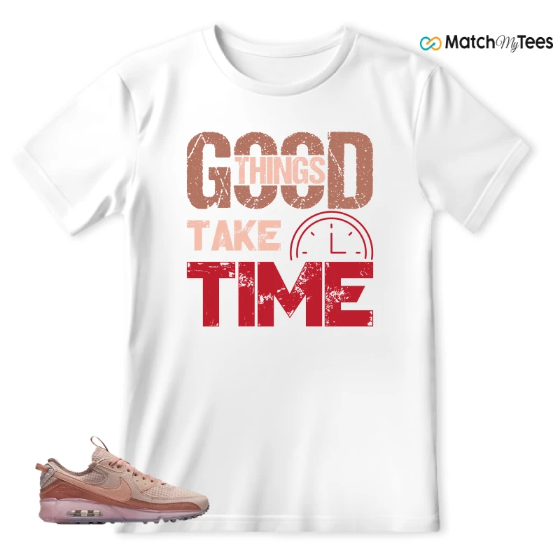 NIKE AIR MAX 90 TERRASCAPE PINK OXFORD (WOMEN'S) SNEAKER Matching Tees t-shirt