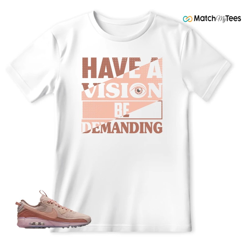 NIKE AIR MAX 90 TERRASCAPE PINK OXFORD (WOMEN'S) SNEAKER Matching Tees t-shirt