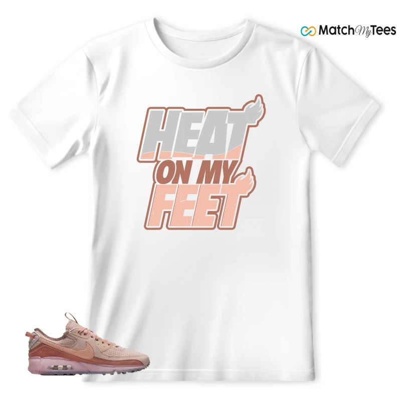 NIKE AIR MAX 90 TERRASCAPE PINK OXFORD (WOMEN'S) SNEAKER Matching Tees t-shirt