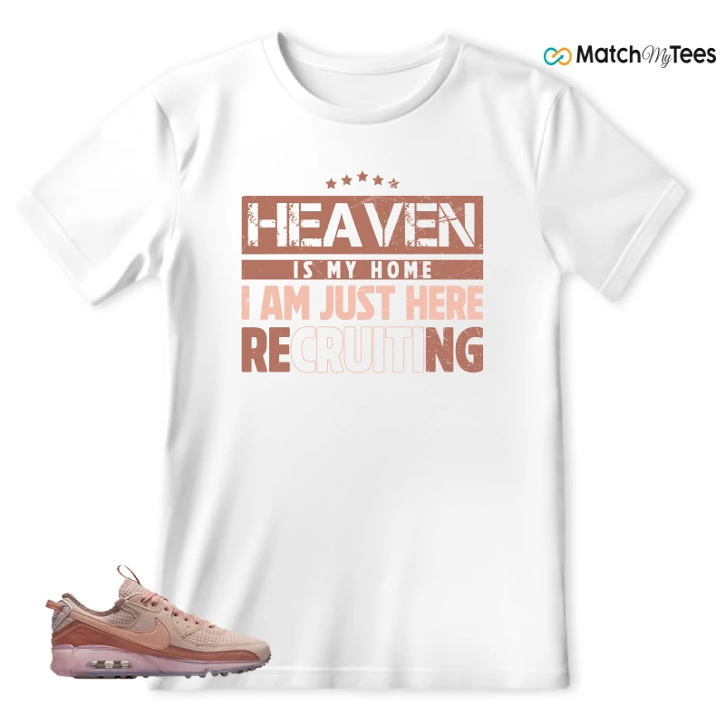 NIKE AIR MAX 90 TERRASCAPE PINK OXFORD (WOMEN'S) SNEAKER Matching Tees t-shirt