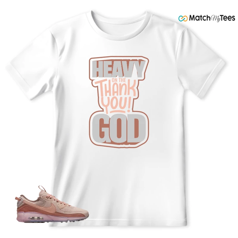 NIKE AIR MAX 90 TERRASCAPE PINK OXFORD (WOMEN'S) SNEAKER Matching Tees t-shirt