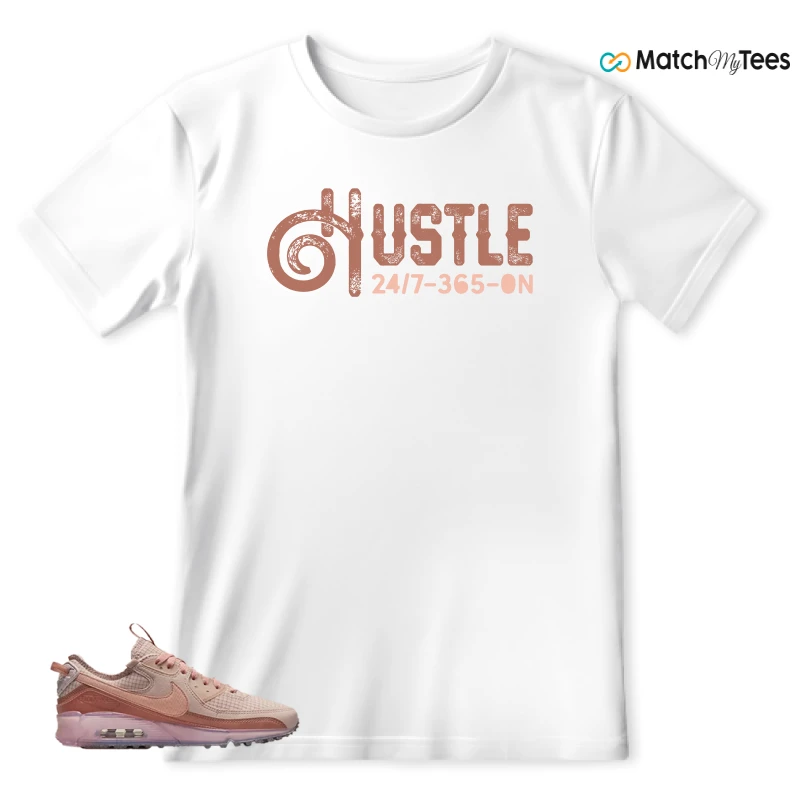 NIKE AIR MAX 90 TERRASCAPE PINK OXFORD (WOMEN'S) SNEAKER Matching Tees t-shirt