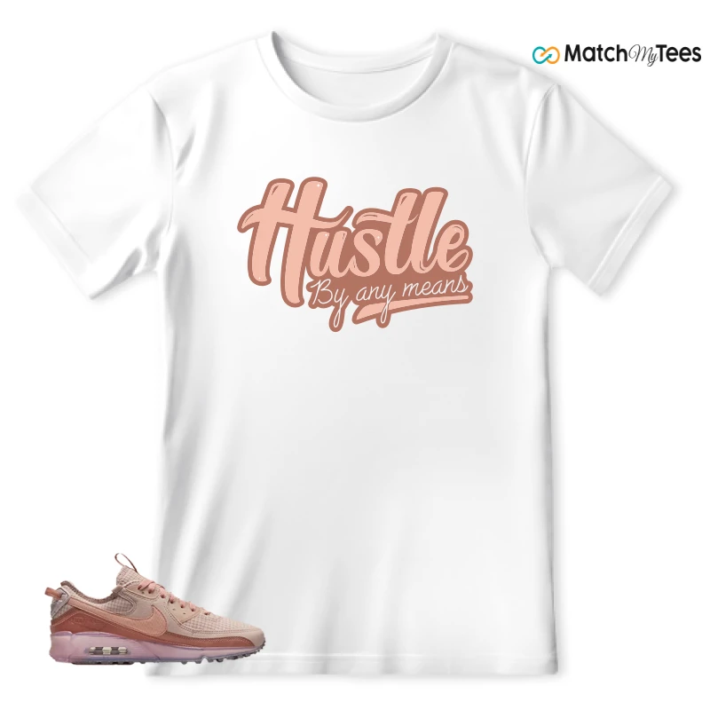 NIKE AIR MAX 90 TERRASCAPE PINK OXFORD (WOMEN'S) SNEAKER Matching Tees t-shirt