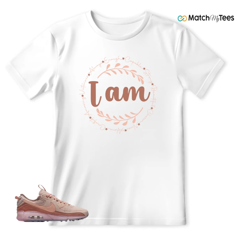 NIKE AIR MAX 90 TERRASCAPE PINK OXFORD (WOMEN'S) SNEAKER Matching Tees t-shirt