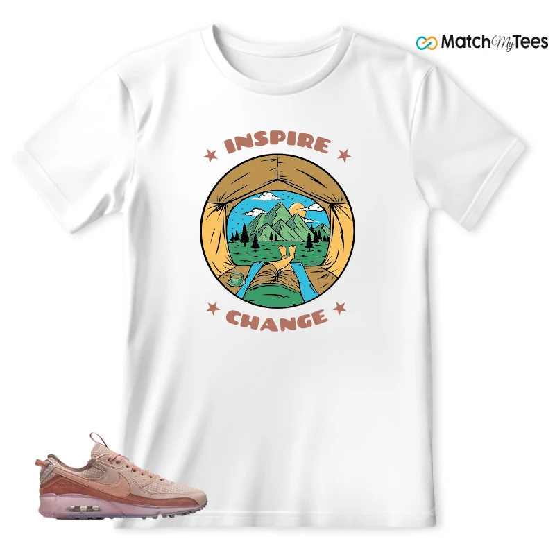 NIKE AIR MAX 90 TERRASCAPE PINK OXFORD (WOMEN'S) SNEAKER Matching Tees t-shirt