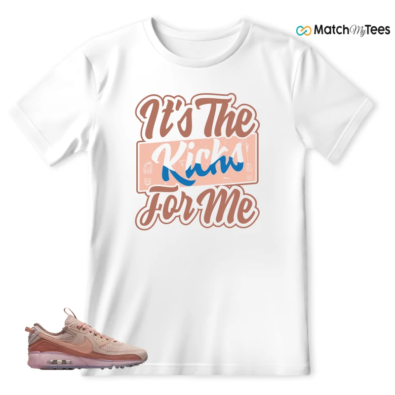 NIKE AIR MAX 90 TERRASCAPE PINK OXFORD (WOMEN'S) SNEAKER Matching Tees t-shirt