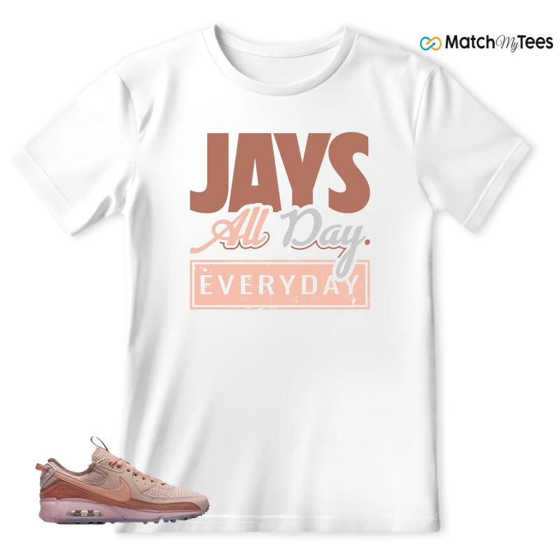 NIKE AIR MAX 90 TERRASCAPE PINK OXFORD (WOMEN'S) SNEAKER Matching Tees t-shirt