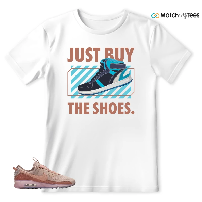 NIKE AIR MAX 90 TERRASCAPE PINK OXFORD (WOMEN'S) SNEAKER Matching Tees t-shirt