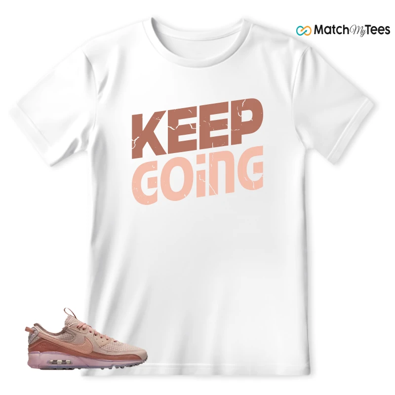 NIKE AIR MAX 90 TERRASCAPE PINK OXFORD (WOMEN'S) SNEAKER Matching Tees t-shirt