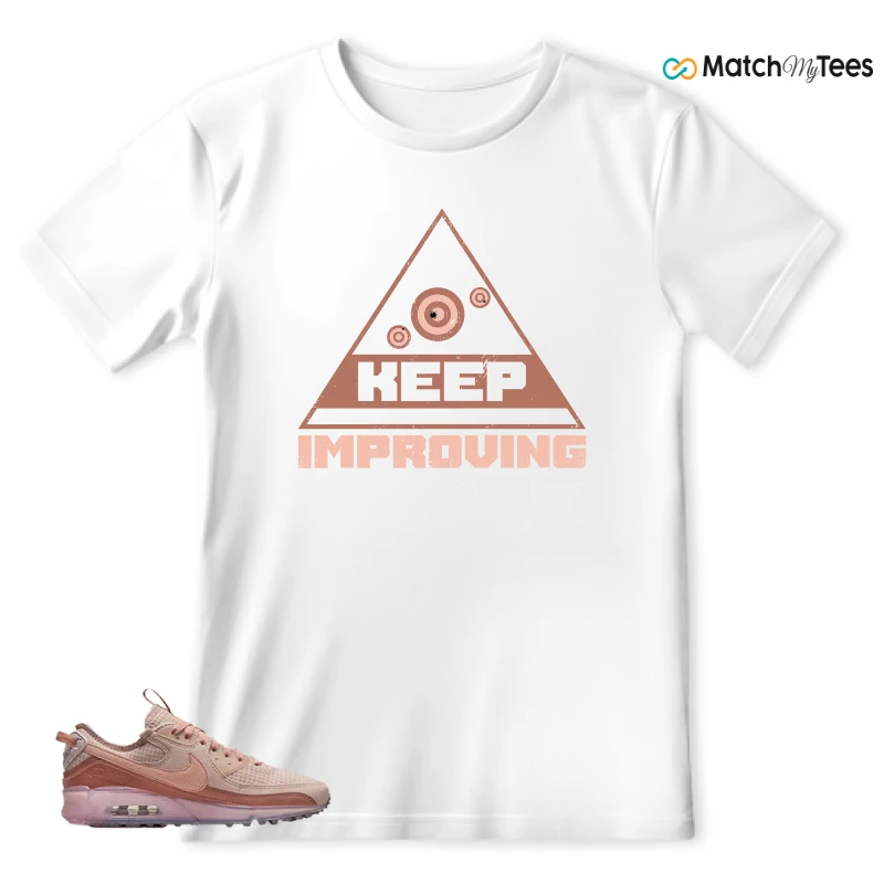 NIKE AIR MAX 90 TERRASCAPE PINK OXFORD (WOMEN'S) SNEAKER Matching Tees t-shirt